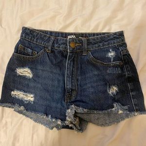 bdg high rise cheeky shorts